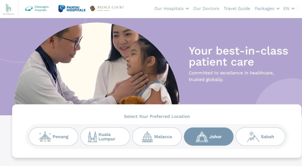 Rumah Sakit Pilihan Utama dari Jaringan Terbaik IHH Healthcare